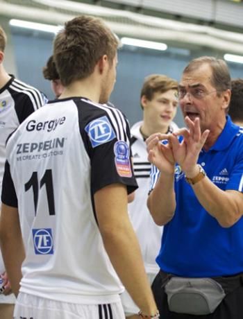 Nagy bajban van Gergye Roland csapata, a Friedrichshafen (Fotó: cev.lu)