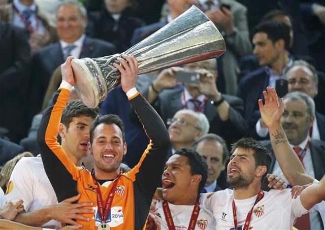 A 2013–14-es Európa-liga győztese: Sevilla (Spanyolország)! (Fotó: Reuters)