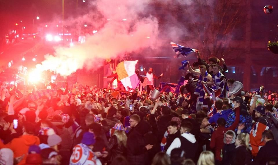 A Rangers 10 év után ért újra csúcsra (Fotó: AFP)
