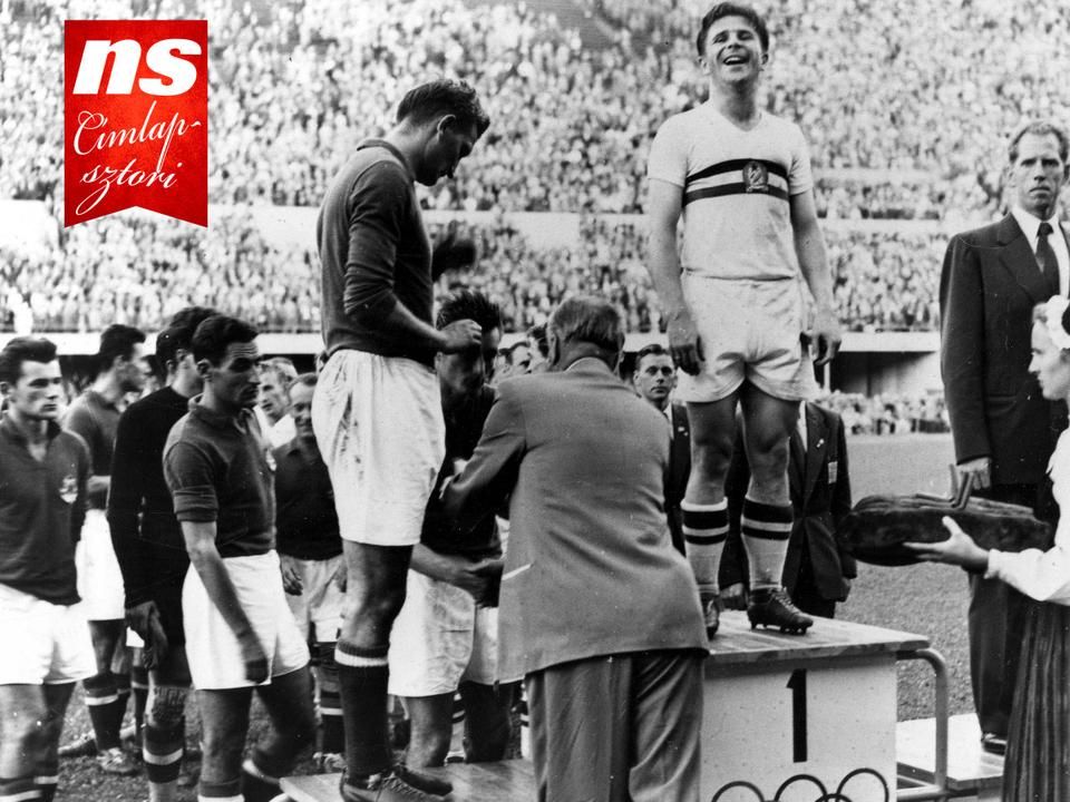 A helsinki dobogón mosolygó Puskás Ferenc és társai 1956-ban aligha védhették volna meg olimpiai bajnoki címüket, az utódokat pedig végül nem is nevezte a MOB Melbourne-be (Fotó: Imago Images)