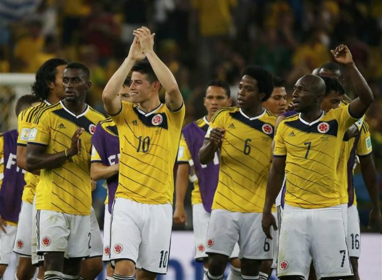 Kolumbia tovább írhatja hazája futballtörténelmét a házigazda brazilok ellen (Fotó: Action Imgaes)