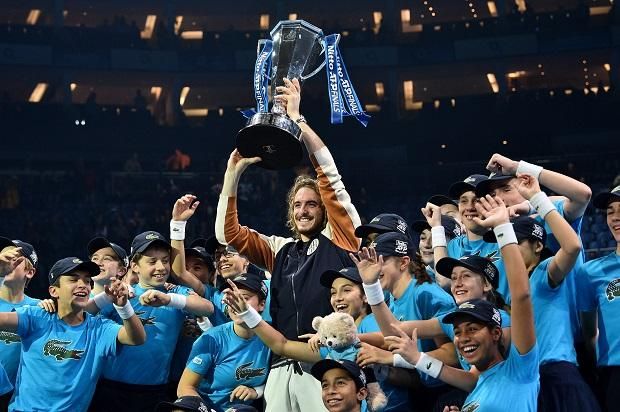 Karrierje eddigi legnagyobb sikere: 2019-ben megnyerte a londoni ATP-vb-t (Fotó: AFP)