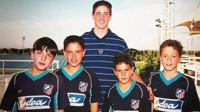 Tinédzser Torres és az Atlético-reménységek (Forrás: reddit.com)