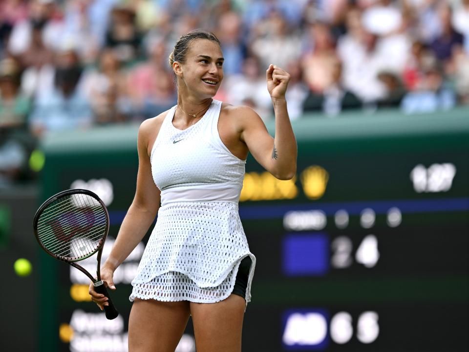 Arina Szabalenka idén egyelőre megállíthatatlan Wimbledonban (Fotó: Getty Images)