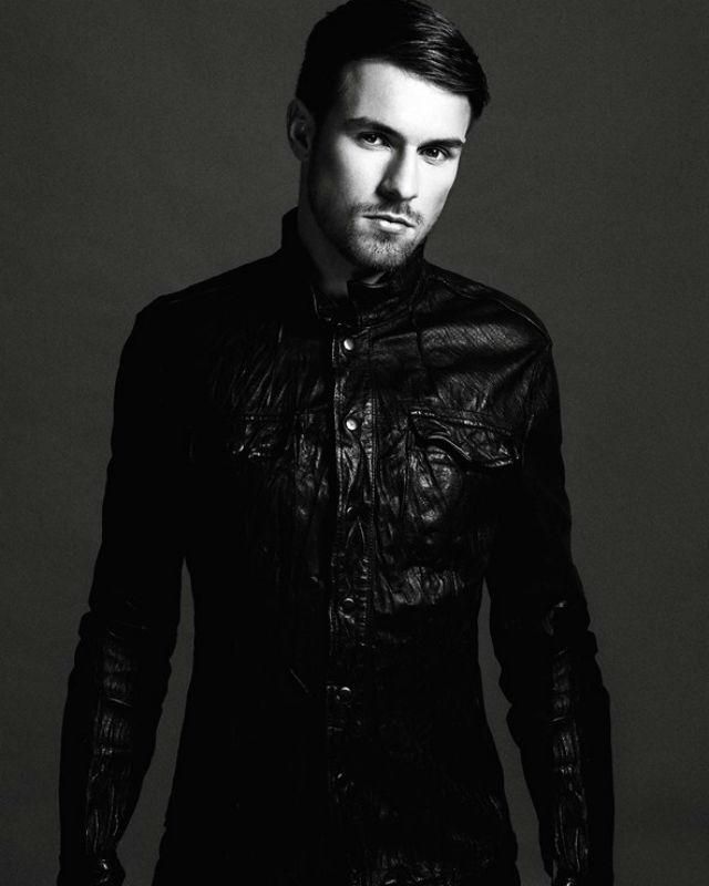 Aaron Ramsey, a modell (Forrás: vogue.co.uk)
