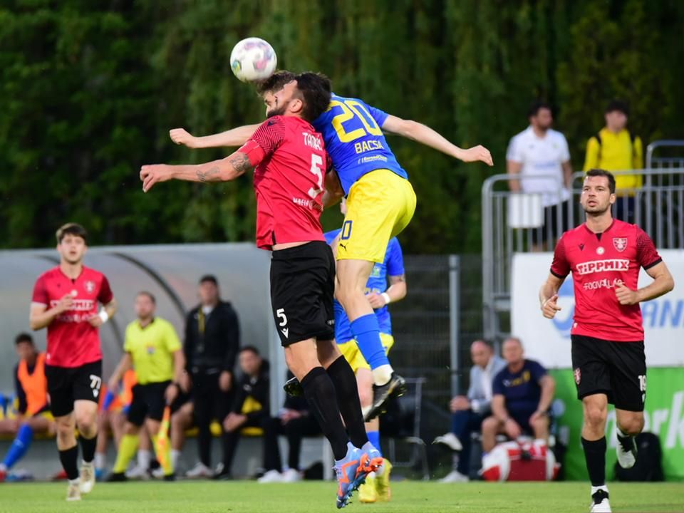 Egy fejes góllal tartotta otthon a három pontot a sárga-kék mezes Barcika (Fotó: Kovács Donát/kbsc.hu)