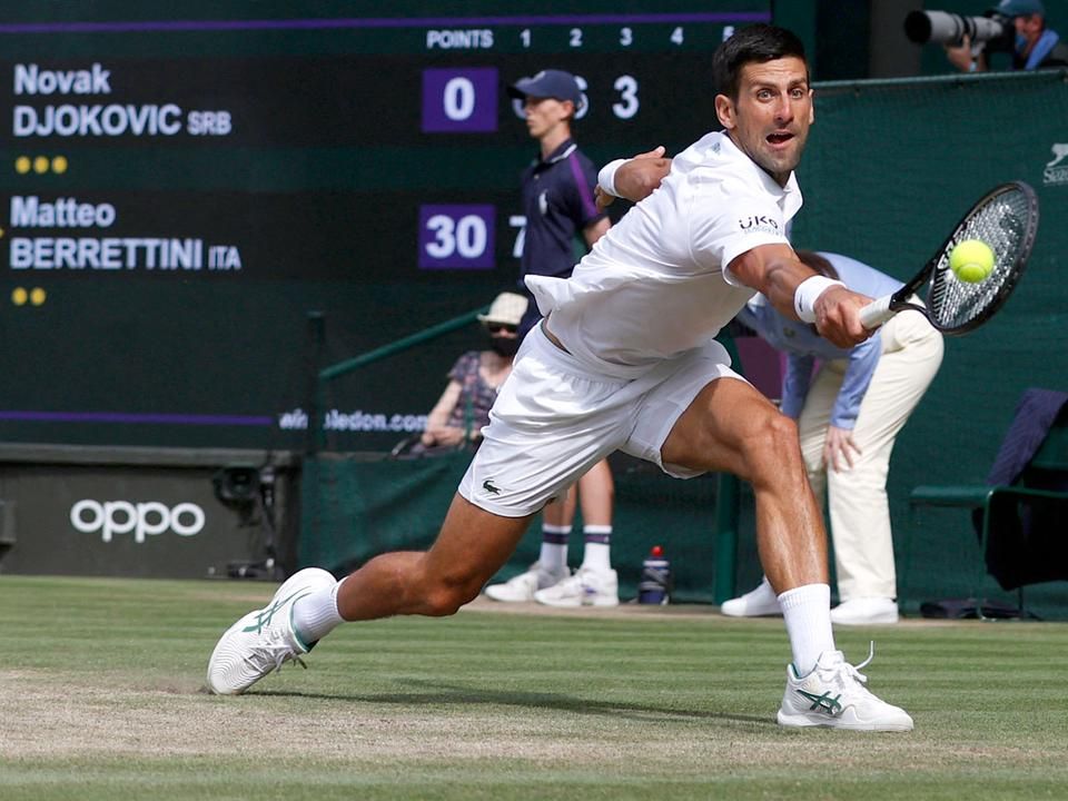 Djokovics jó néhány nagy játékot is bemutatott (Fotó: AFP)