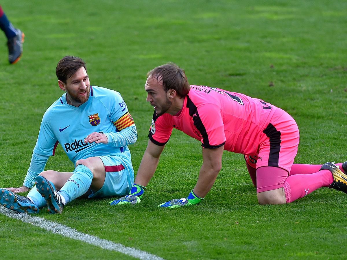 Már játszhatott Lionel Messi ellen is (Fotó: AFP)