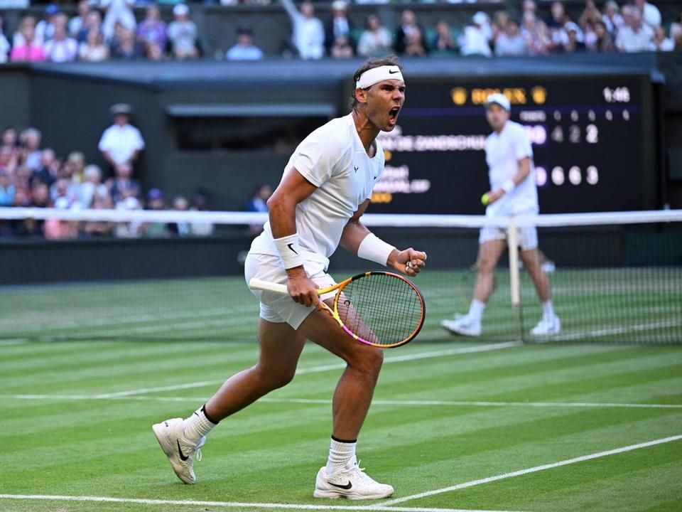 Rafael Nadal nyolcadszor a nyolc között Wimbledonban (Fotó: AFP)