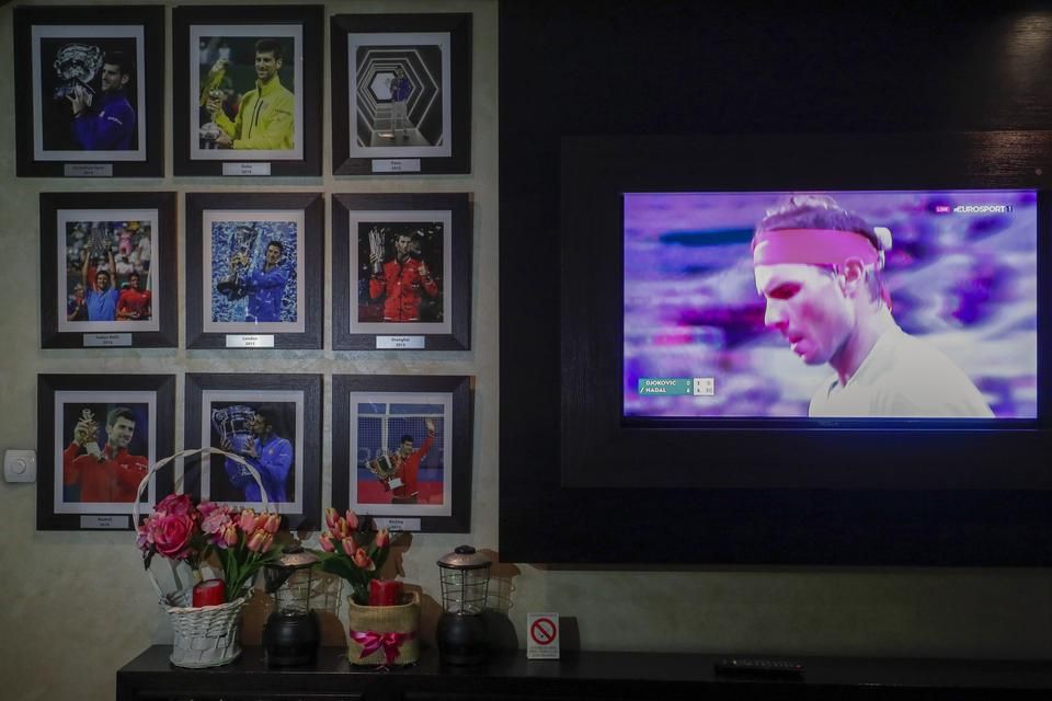 Djokovics és Nadal összecsapásából ezúttal a spanyol nagy fölénnyel jött ki győztesként (Fotó: Szabó Miklós)
