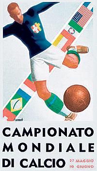 Az 1934-es vb-t megnyerő olasz válogatott a döntő előtt