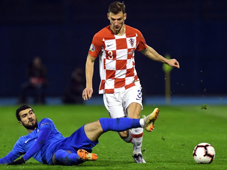 Barisic (3) szerezte a horvátok első gólját az Euro 2020 selejtezőin (Fotó: AFP)