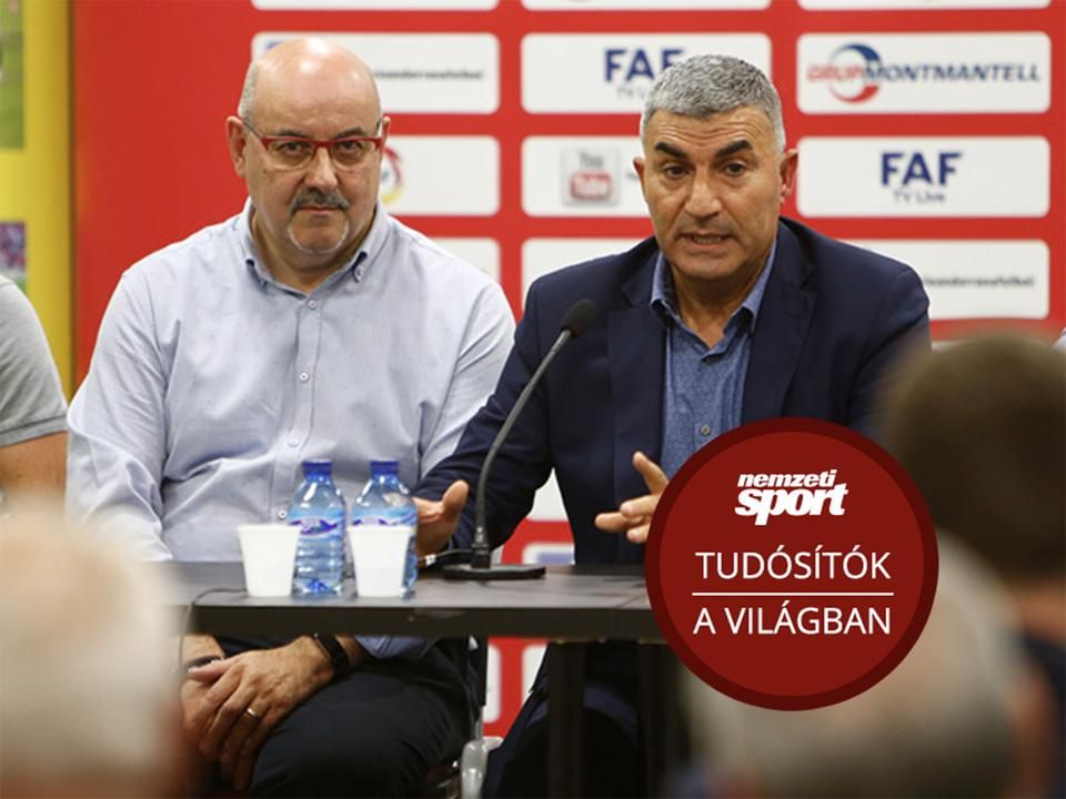 Félix Álvarez (jobbra), az Andorrai Labdarúgó-szövetség elnöke nyilatkozott a Nemzeti Sportnak (Fotó: Andorrai Labdarúgó-szövetség/FAF)