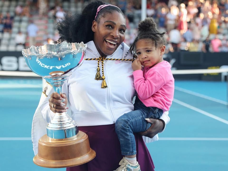 Kislánya lehet Serena Williams edzője (Fotó: AFP)