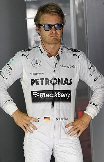 Rosbergnek és a Mercedesnek délután nem ment olyan jól, mint délelőtt