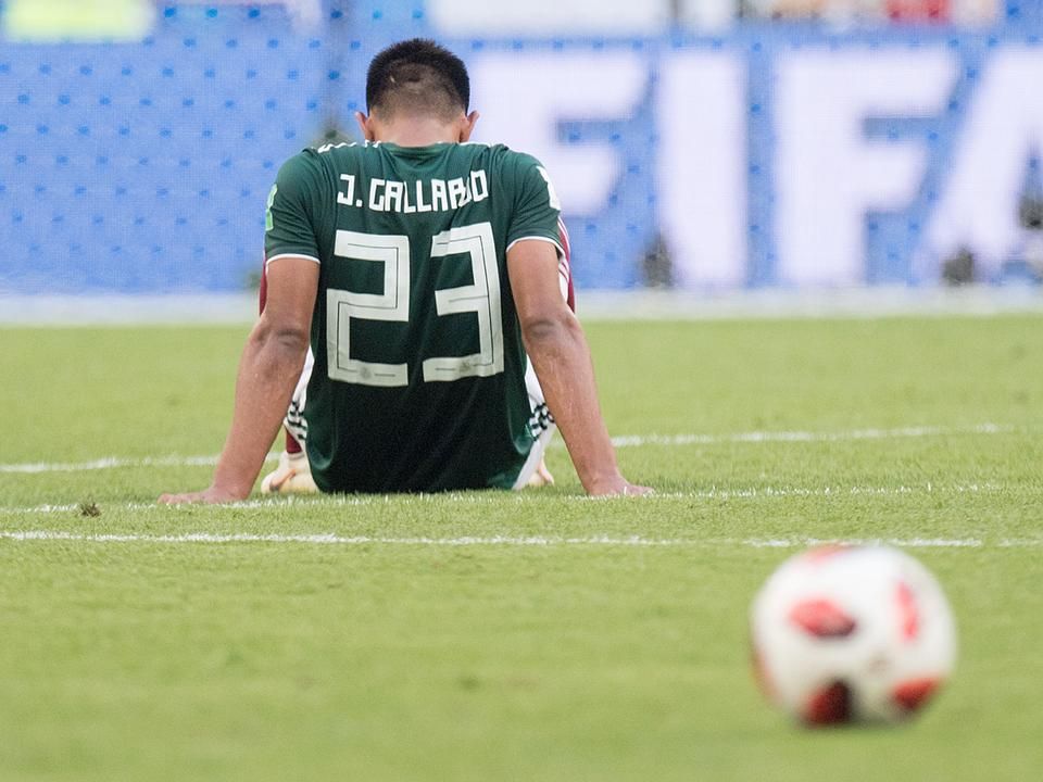 Mexikó hetedszer esett ki a negyedik vb-meccsén (Fotó: AFP)