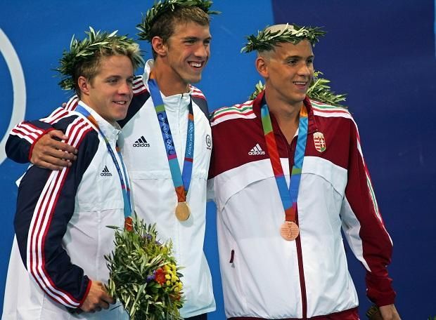 2004, Athens: the first Olympic medal (400m medley, bronze)