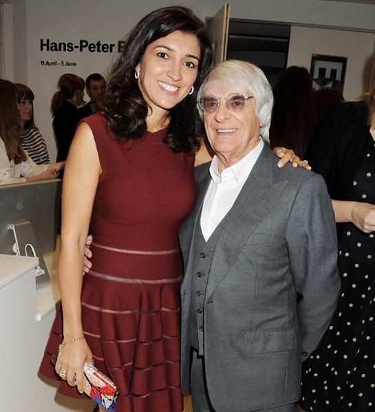 Bernie Ecclestone és Fabiana Flosi (Fotó: hellomagazine.com)