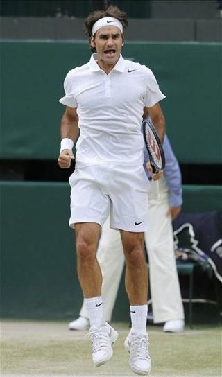 Federer öröme érthető, kiharcolta a döntő szettet – meccslabdát hárítva