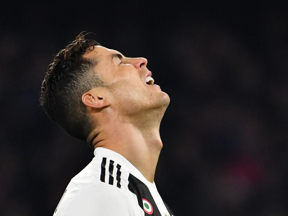 Cristiano Ronaldónak nem tetszett, amit látott, nem is hagyta szó nélkül (Fotó: AFP)
