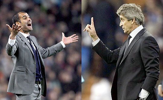 Nem csak a két klub, Guardiola és Pellegrini nagy harca is lesz az el clásico (Fotók: Action Images)