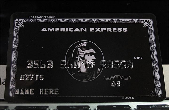 American Express Centurion Black – a kiválasztottaknak