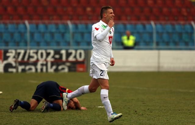 Szekeres Adrián két gólt szerzett az Eger ellen (Fotó: Havran Zoltán)