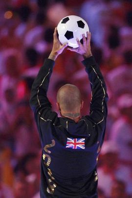 Beckham  a 2008-as olimpia záróünnepélyén
