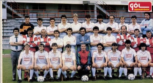 „Közös munkánk gyümölcse a siker.” A Labdarúgás című lapban az NB I-es bajnokság 1990–1991-es idényének bajnokcsapata, a Bp. Honvéd, amely a következő évadtól már Kispest-Honvéd FC néven szerepelt