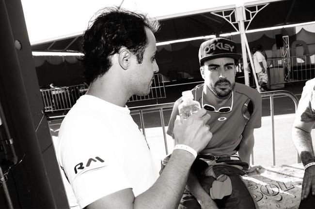 Alonso és Massa (forrás: Twitter)