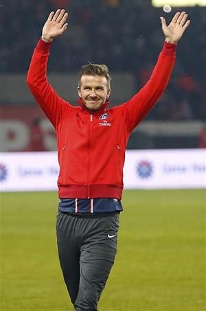 Beckham meccs előtti bemutatása (Fotó: Action Images)