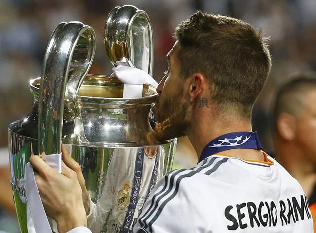 Ramos alaposan megdolgozott a trófeáért (Fotó: Reuters)