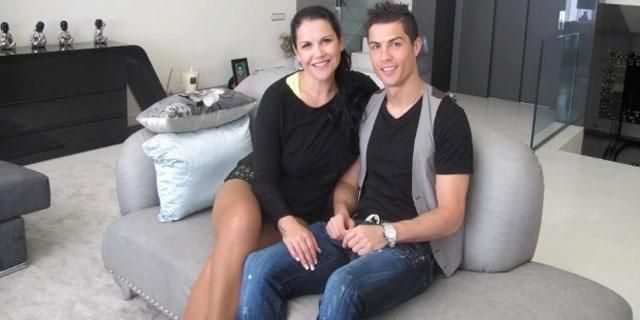 Ronaldo nővérével Katie Aveiróval (Forrás: as.com)