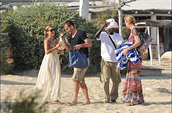 Rafael és Sylvie van der Vaart Saint-Tropez-ban (Fotók: nieuwsblad.be)