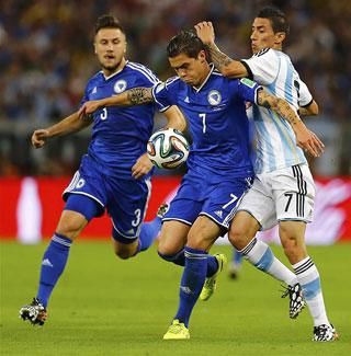 Muhamed Besic a világbajnokságon hívta fel magára a figyelmet 
(Fotó: Reuters, archív)