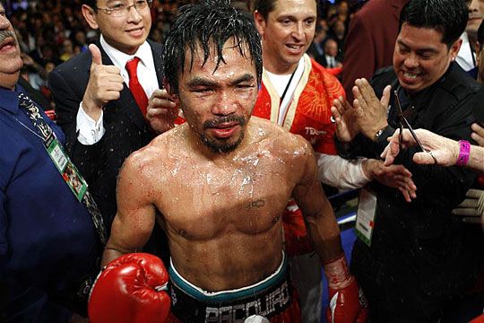 Pacquiao csak egyszer vállalná a vérvételt (Fotó: Action Images)