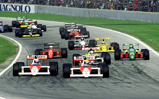 Prost és Senna nagyokat harcolt egymással a McLarenben