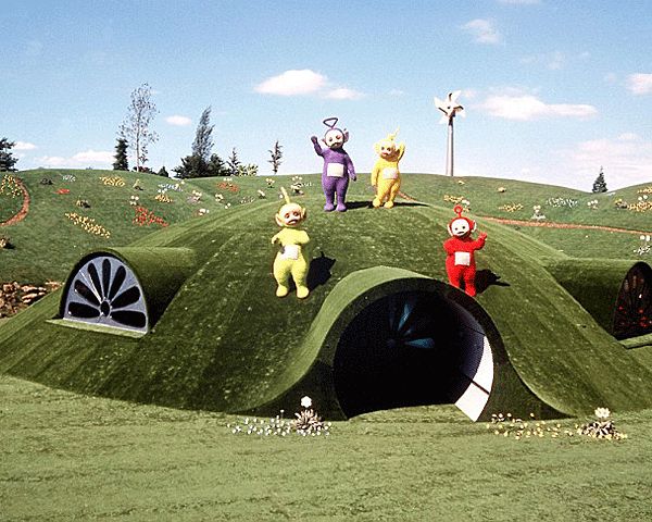 Szeretik a gyerekek: a Teletubbies-ház (Fotó: Dailymail.co.uk)