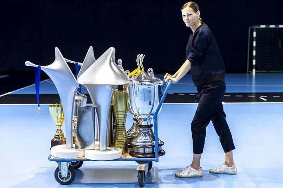 Anita Görbicz has won so many trophies in her career that she can't even take them home under her arm (Photo: Károly Árvai)