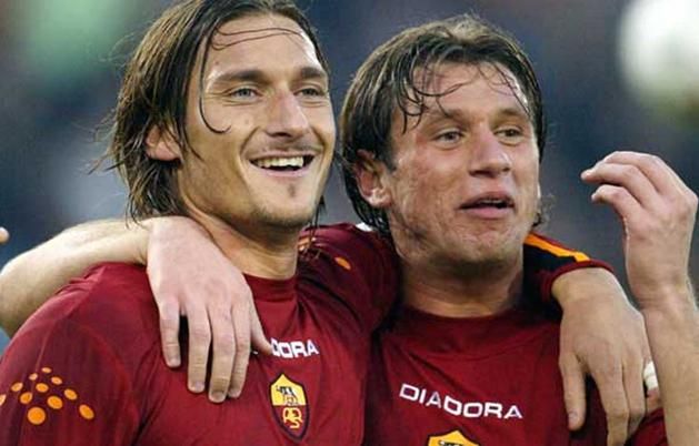 Francesco Totti és Antonio Cassano (Forrás: forzaitalianfootball.com)