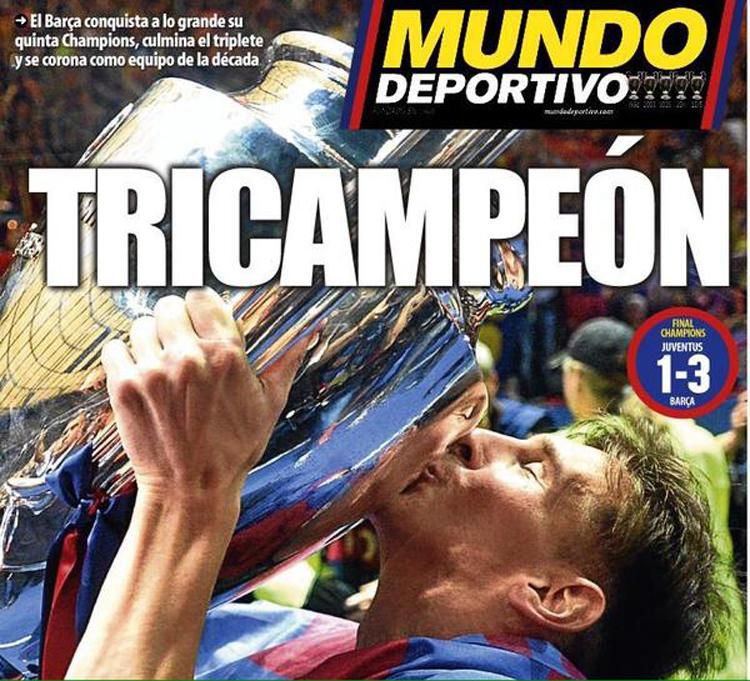 Mundo Deportivo: Háromszoros bajnok
