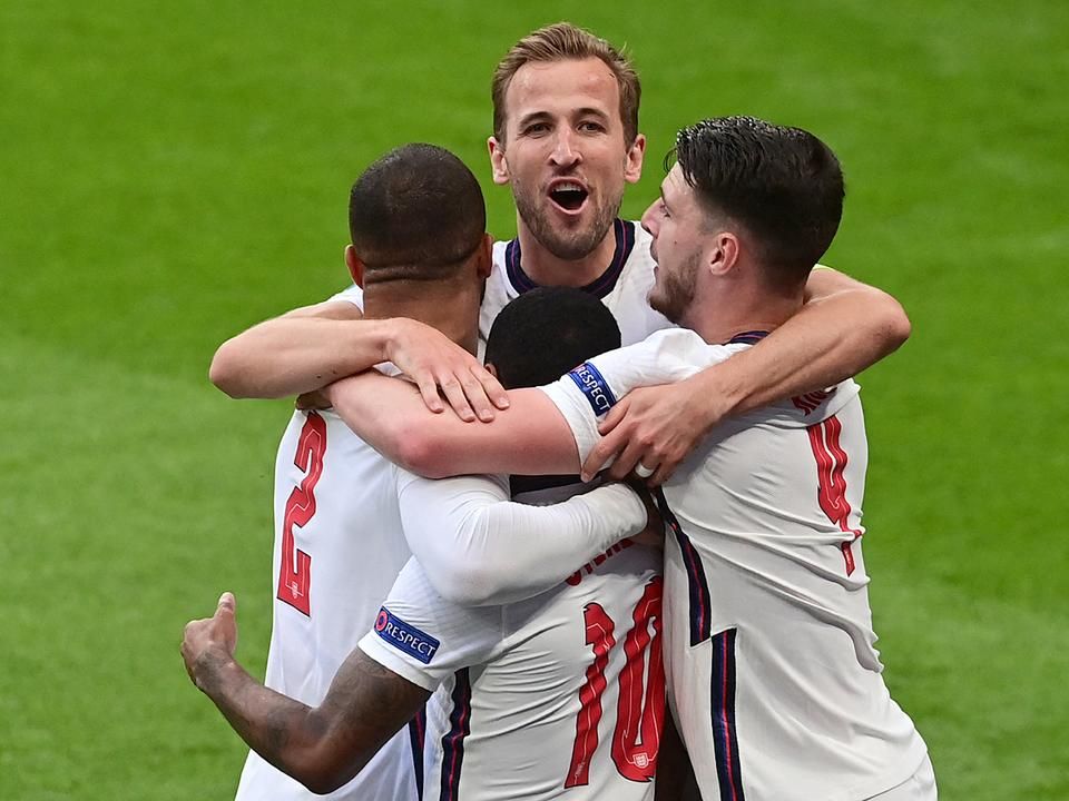 Angliának – ha Németország ellen továbbjut – csak egy meccset kell Londonon kívül játszania (Fotó: AFP)