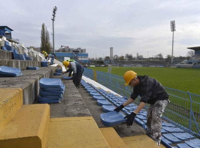 Megkezdődött az MTK-stadion bontása (Fotó: Illyés Tibor, MTI)