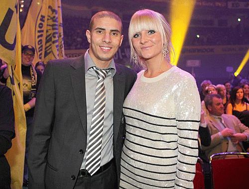 Mohamed Zidan és Stina (Fotó: Bild.de)