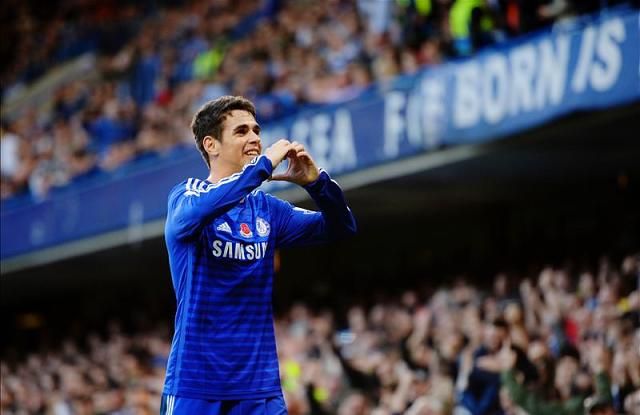 Oscar parádés góljával szerzett vezetést a Chelsea a QPR ellen (Fotó: Action Images)