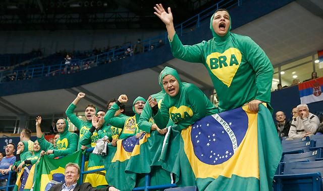 A brazil szurkolókon nem fog múlni semmi (Fotó: Mirkó István)