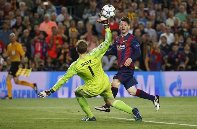 Messiék szenvedősen induló estéje varázslatosra sikerült – a képen a második gól (Fotó: Reuters)
