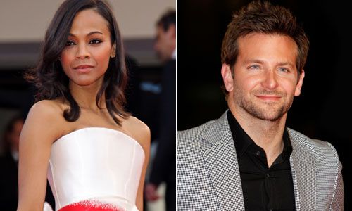 Zoe Saldana (Avatar) és Bradley Cooper (Másnaposok) (Fotó: blogamole.tr3s.com)