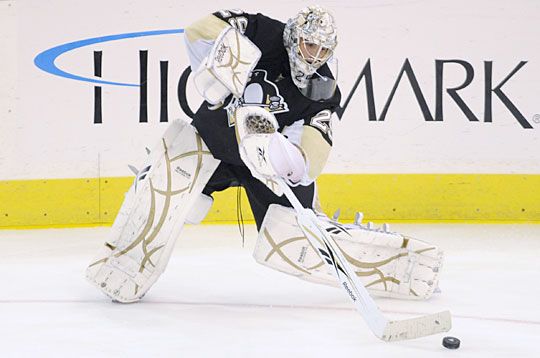 Fleury csak egy gólt kapott, a Pittsburgh tíz sikernél jár (fotó: Reuters)