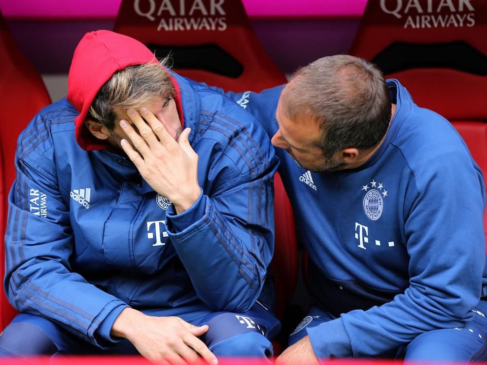 Javi Martínez nehéz időszakot él meg Münchenben, kevés játéklehetőséghez jut (Fotó: AFP)